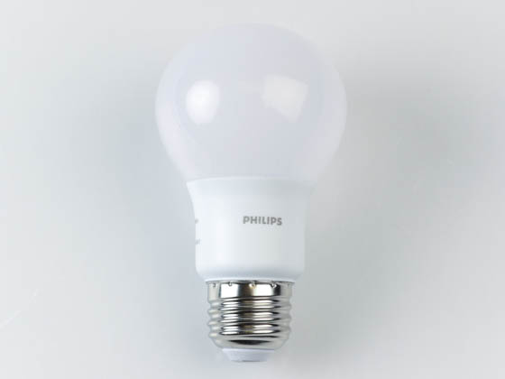 Philips Lighting 479971 9A19/LED/950/P/E26/ND Philips Non-Dimmable 9W 5000K A19 LED Bulb, Title 20 Compliant