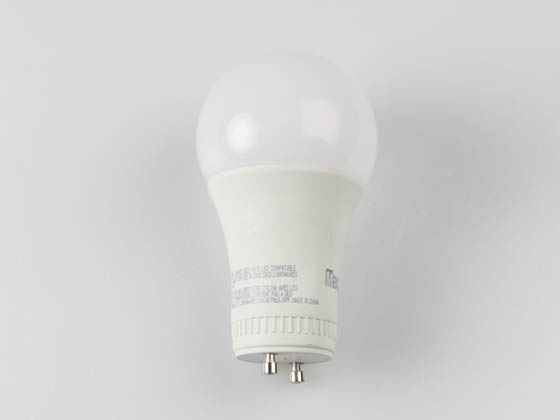 MaxLite 14099416 E15A19GUDLED40/G6 Dimmable 15W 4000K A19 LED Bulb, GU24 Base, Enclosed Rated