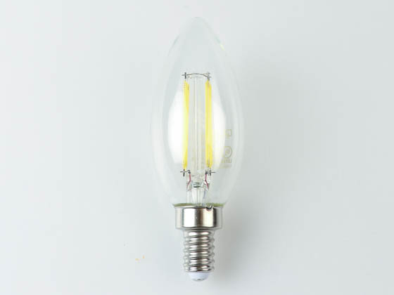 TCP FB11D4050EE12C Dimmable 4W 5000K Decorative Filament LED Bulb, Enclosed Rated