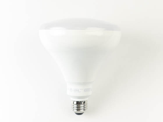 QLS LR40D10030E Dimmable 17 Watt 3000K BR40 LED Bulb, Enclosed Rated