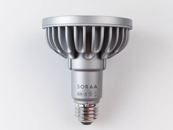 SORAA 00767 SP30L-18-36D-927-03 Soraa Dimmable 18.5W, 120V, 95 CRI, 2700K, Enclosed Fixture Rated 36° PAR30/L LED Bulb, Medium Base