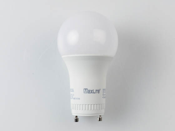MaxLite 14099408 E9A19GUDLED27/G6 Dimmable 9W 2700K A19 LED Bulb, GU24 Base, Enclosed Rated