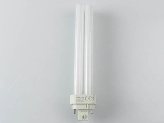 Philips Lighting 623362 PL-C 26W/840/4P   (Disc use 383372) Philips 26W 4 Pin G24q3 Cool White Double Twin Tube CFL Bulb