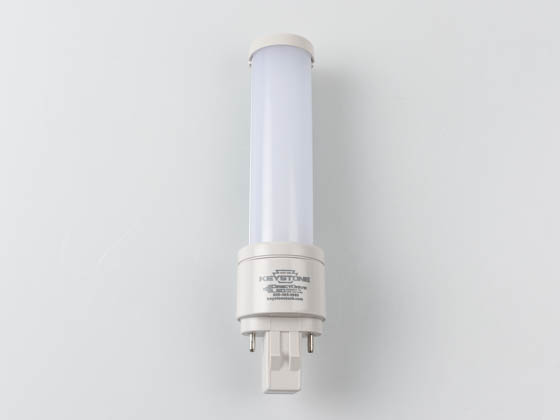 Keystone KT-LED62P-H-850-D Non-Dimmable 6W 2 Pin Horizontal 5000K GX23 LED Bulb, Ballast Bypass