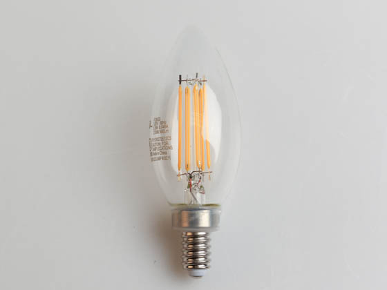 TCP FB11D6027EE12CS QLS Dimmable 5.5W 2700K Decorative Filament LED Bulb, Enclosed Rated
