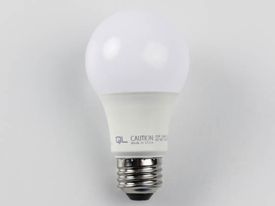 QLS LA19N6050E Non-Dimmable 9.5W 5000K A19 LED Bulb, Enclosed Rated