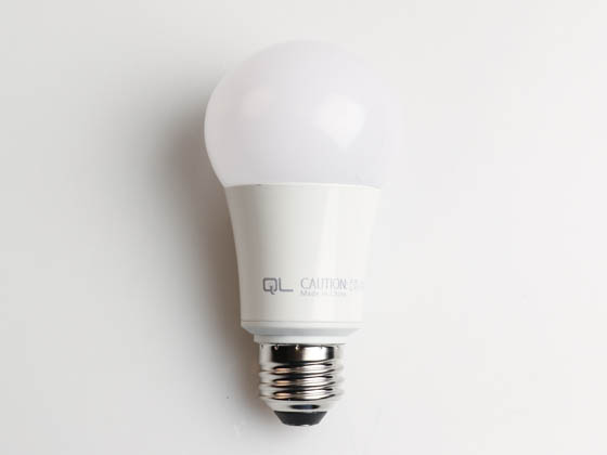 QLS LA19D7527E Dimmable 11.5W 2700K A19 LED Bulb, Enclosed Rated