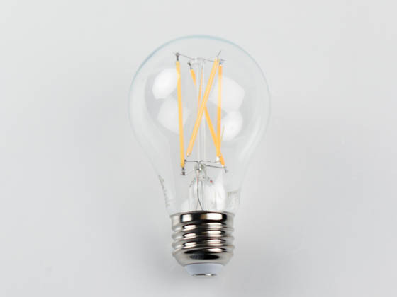 Bulbrite 776613 LED8A19/27K/FIL/3 Dimmable 8.5W 2700K A19 Filament LED Bulb, Enclosed and Wet Rated