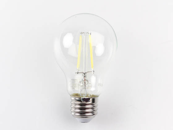 Philips Lighting 478636 6A19/PER/850/CL/G/DIM Philips Dimmable 6 Watt 5000K A19 Filament LED Bulb