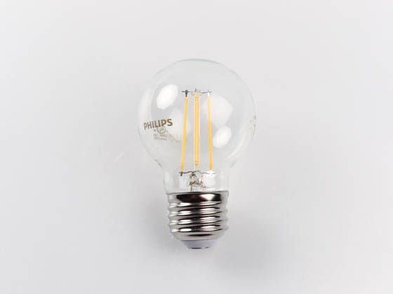 Philips Lighting 478768 4.5G16.5/PER/827/CL/G/E26/DIM Philips Dimmable 4.5W 2700K G-16.5 Filament LED Bulb, Outdoor Rated