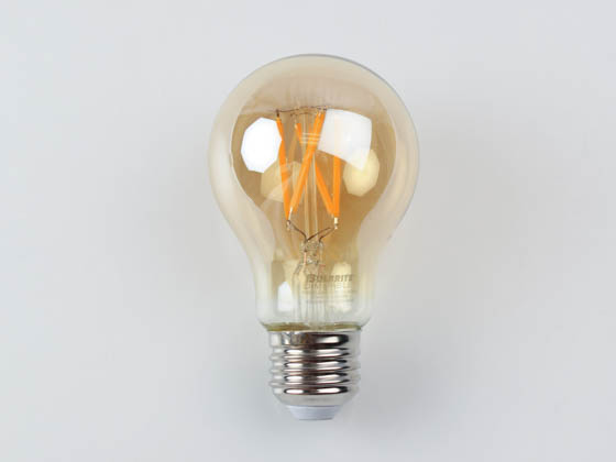 Bulbrite 776802 LED4A19/22K/FIL-NOS/3 Dimmable 4.5W 2200K Vintage A19 Filament LED Bulb, Enclosed Fixture and Wet Rated
