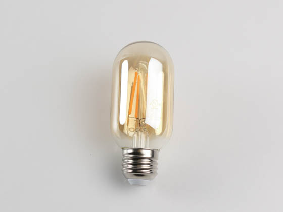 Bulbrite 776805 LED4T14/22K/FIL-NOS/3 Dimmable 4W 2200K Vintage T14 Filament LED Bulb, Enclosed and Wet Rated