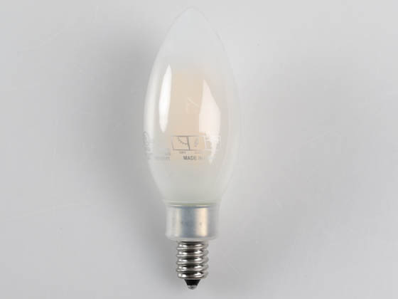 MaxLite 102416 FF4B10D927 Maxlite Dimmable 4W 2700K 94 CRI Decorative Frosted Filament LED Bulb, Enclosed Fixture and Wet Rated, JA8 Compliant