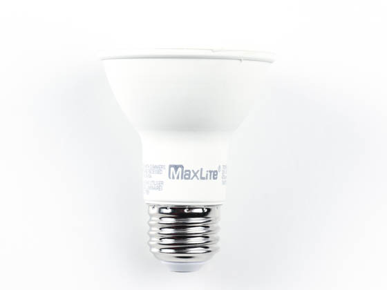 MaxLite 102646 7P20NDV30FL Maxlite Non-Dimmable 7W 3000K 40° PAR20 LED Bulb, Enclosed Fixture Rated