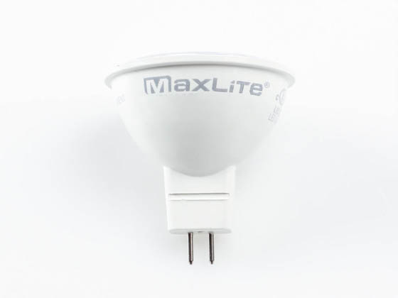 MaxLite 14099576 6MR16D30FL Maxlite Dimmable 6W 3000K 40° MR16 LED Bulb, GU5.3 Base, Title 20 Compliant