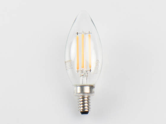Bulbrite 776863 LED4B11/30K/FIL/3 Dimmable 4.5W 3000K Decorative Filament LED Bulb