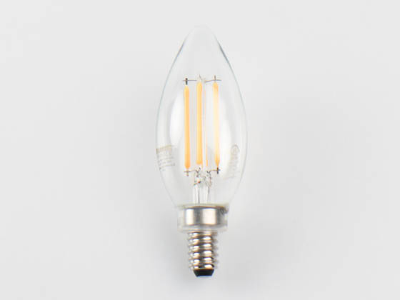 Bulbrite 776863 LED4B11/30K/FIL/3 Dimmable 4.5W 3000K Decorative Filament LED Bulb