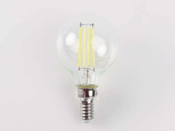 TCP FG16D4050EE12C Dimmable 4W 5000K G-16 Filament LED Bulb, Enclosed Rated