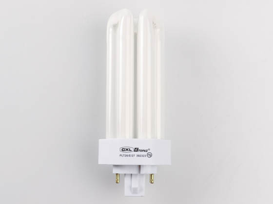 Topaz Lighting 77480 PLT26/E/27-39 Topaz 26W 4-Pin GX24q3 Warm White Triple Tube CFL Bulb