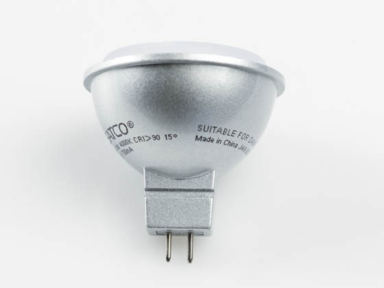 Satco S3460 1/Card 12V 20-Watt MR16 GX5.3 Base Light Bulb with NSP 9 Beam Patter 