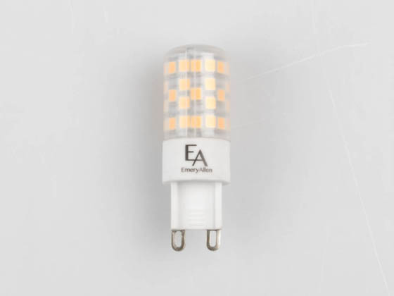 EmeryAllen EA-G9-4.5W-001-279F-D Dimmable 4.5W 120V 2700K 90 CRI T3 LED Bulb, G9 Base, Enclosed Fixture Rated, JA8 Compliant