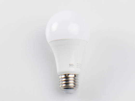 90+ Lighting SE-350.070 Dimmable 9 Watt 3000K 93 CRI A19 LED Bulb, JA8 Compliant & Enclosed Rated