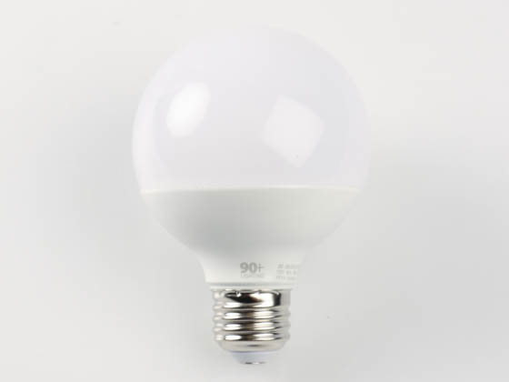 90+ Lighting SE-350.039 Dimmable 7W 2700K 92 CRI G25 Frosted Globe LED Bulb, JA8 Compliant
