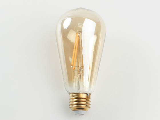 90+ Lighting SE-RCL06.1107-B Dimmable 7W 2200K Vintage ST19 Filament LED Bulb