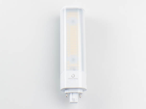 Green Creative 98253 15.5PLH/835/BYP 15.5W 2 or 4 Pin Horizontal 3500K G24 Base LED Bulb, Ballast Bypass