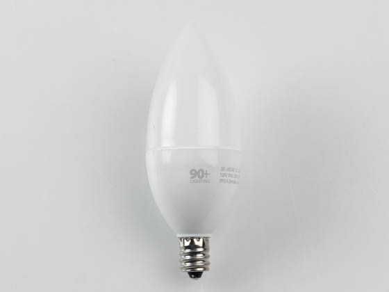 90+ Lighting SE-350.043 Dimmable 4.5W 90 CRI 2700K Decorative LED Bulb, JA8 Compliant