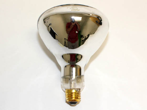 Topaz Lighting 75717 250BR40/1-59 Topaz 250W 120V BR40 Clear Infrared Heat Lamp, E26 Base