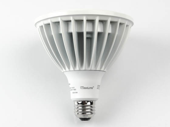 MaxLite 102629 38P38WND30FL Maxlite Non-Dimmable 38W High Output 120V-277V 40 Degree 3000K PAR38 LED Bulb, Wet Rated