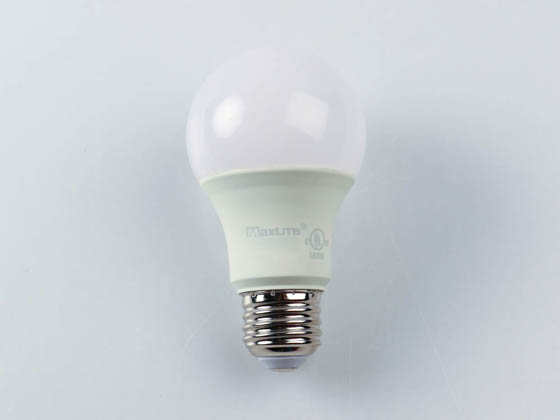 MaxLite 14099399-7 E11A19DLED27/G7 Maxlite Dimmable 11W 2700K A19 LED Bulb, Enclosed Rated