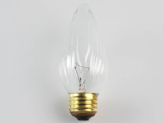 Topaz Lighting 77485 (Safety) 60F15 (Safety) Safety Coated Topaz CXL 60 Watt, 130 Volt F15 Clear Fiesta Decorative Bulb
