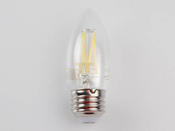 Philips Lighting 549154 3.3B11/PER/950/CL/G/E26/DIM 1FBT20 Philips Dimmable 3.3W 5000K 90 CRI Decorative LED Bulb, E26 Base, Wet Rated, Title 20 Compliant
