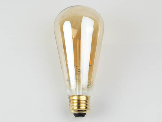 Euri Lighting VST19-2000ea Dimmable 4.9W 2200K ST19 Filament LED Bulb