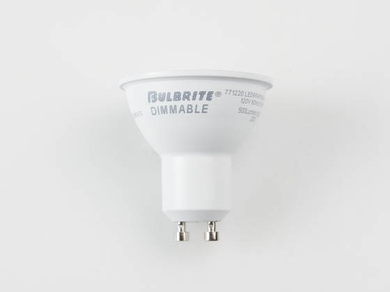 Bulbrite 771220 LED6PAR16GUFL40/50/830/D Dimmable 6.5W 3000K 40° MR16 LED Bulb, GU10 Base, Enclosed Fixture Rated