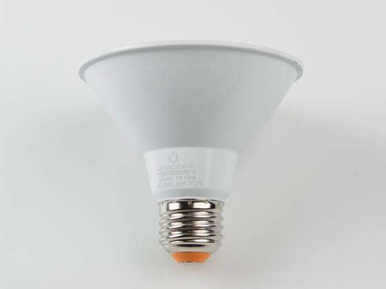 Green Creative 34909 11PAR30SNDIM/930SP15 Dimmable 11W 90 CRI 3000K 15° PAR30S LED Bulb, Title 20 Compliant, Enclosed Fixture Rated