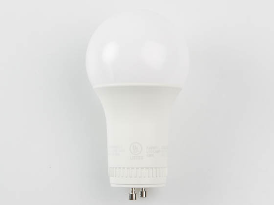 Euri Lighting EA19-8W2020eG-2 Dimmable 8W 2700K A19 LED Bulb, GU24 Base, Enclosed Fixture Rated