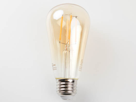 Keystone KT-LED4.5FST19-E26-822-A Dimmable 4.5W 2200K Vintage ST19 Filament LED Bulb