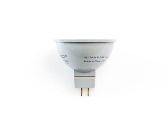 Satco Products, Inc. S9493 6.5MR16/LED/25'/40K/12V Satco Dimmable 6.5 Watt 4000K 25° MR16 LED Bulb, GU5.3 Base, Enclosed Fixture Rated