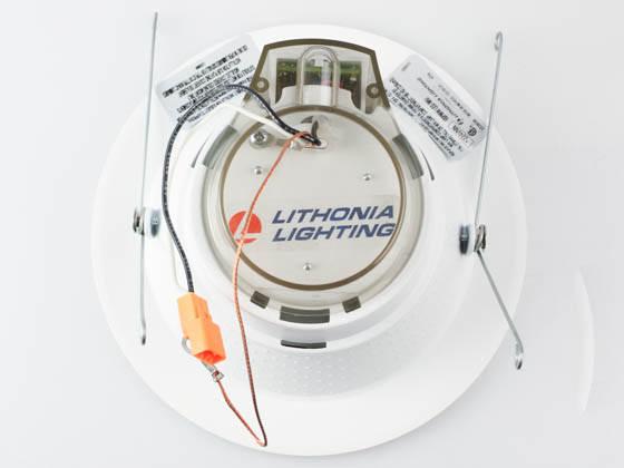 Lithonia Lighting 224VNN 6BPMW LED M6 Lithonia Dimmable 12.7 Watt 3000K Recessed LED Downlight Retrofit, Wet Rated, Title 24 Compliant
