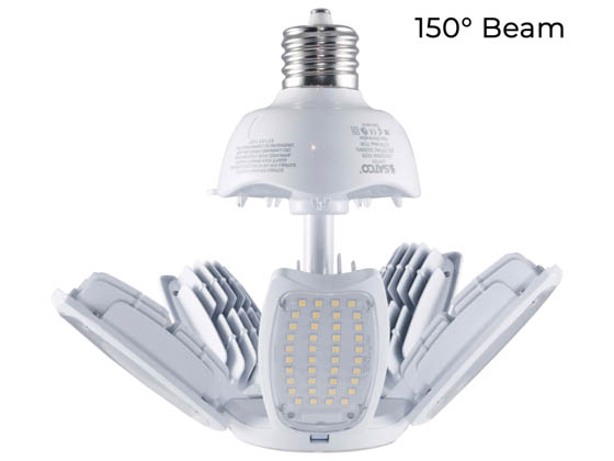 Satco Products, Inc. S39752 60W/LED/HID/MB-G3/50K/100-277V Satco 250 Watt Equivalent, 60 Watt 5000K LED Multi-Beam Retrofit Lamp, Ballast Bypass