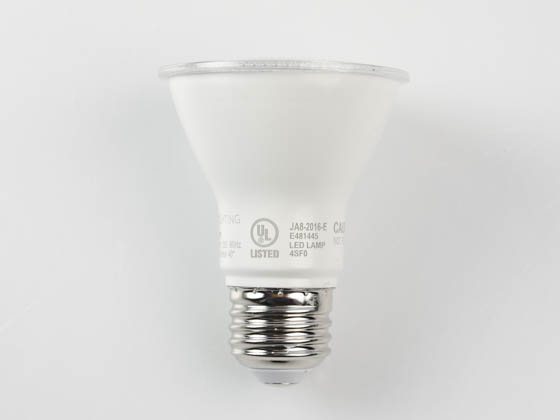 90+ Lighting SE-350.181 Dimmable 7 Watt 2700K 40 Degree 90 CRI PAR20 LED Bulb, JA8 Compliant and Wet Rated