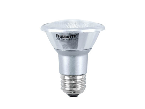 7W Dimmable Wet Rated Outdoor/Indoor LED PAR20 Reflector Bulb Base Bulbrite LED7PAR20/FL40/830/WD 50W Halogen Equivalent Medium Soft White Flood E26 
