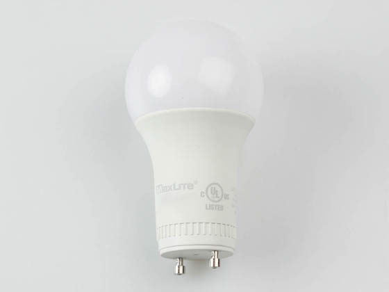 MaxLite 14099416-8 E15A19GUDLED40/G8 Dimmable 15W 4000K A19 LED Bulb, GU24 Base, Enclosed Rated