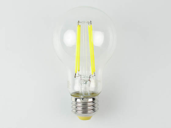 TCP RFLA19Y Dimmable 8 Watt Yellow A19 Filament LED Bulb