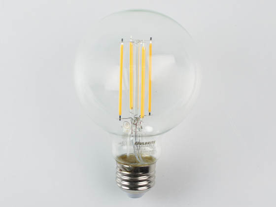 Bulbrite 776890 LED8G25/30K/FIL/3 Dimmable 8.5W 3000K 90 CRI G25 Filament LED Bulb, Enclosed and Wet Rated