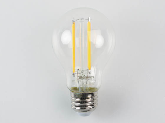 Bulbrite 776688 LED7A19/27K/FIL/D/B Dimmable 7 Watt 2700K A19 Filament LED Bulb, Enclosed Fixture Rated
