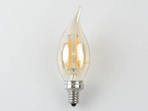 Philips Lighting 556845 4.5BA11/VIN/820/E12/CL/GL/DIM 4/FBHT20 Philips Dimmable 4.5W 2000K Vintage Decorative Filament LED Bulb, Wet Rated, Title 20 Compliant